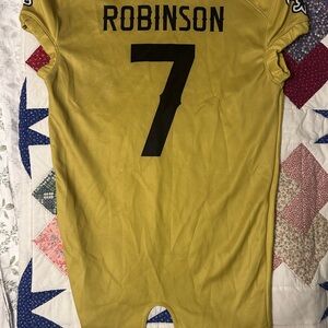 Men's Gold Jersey with Black Number